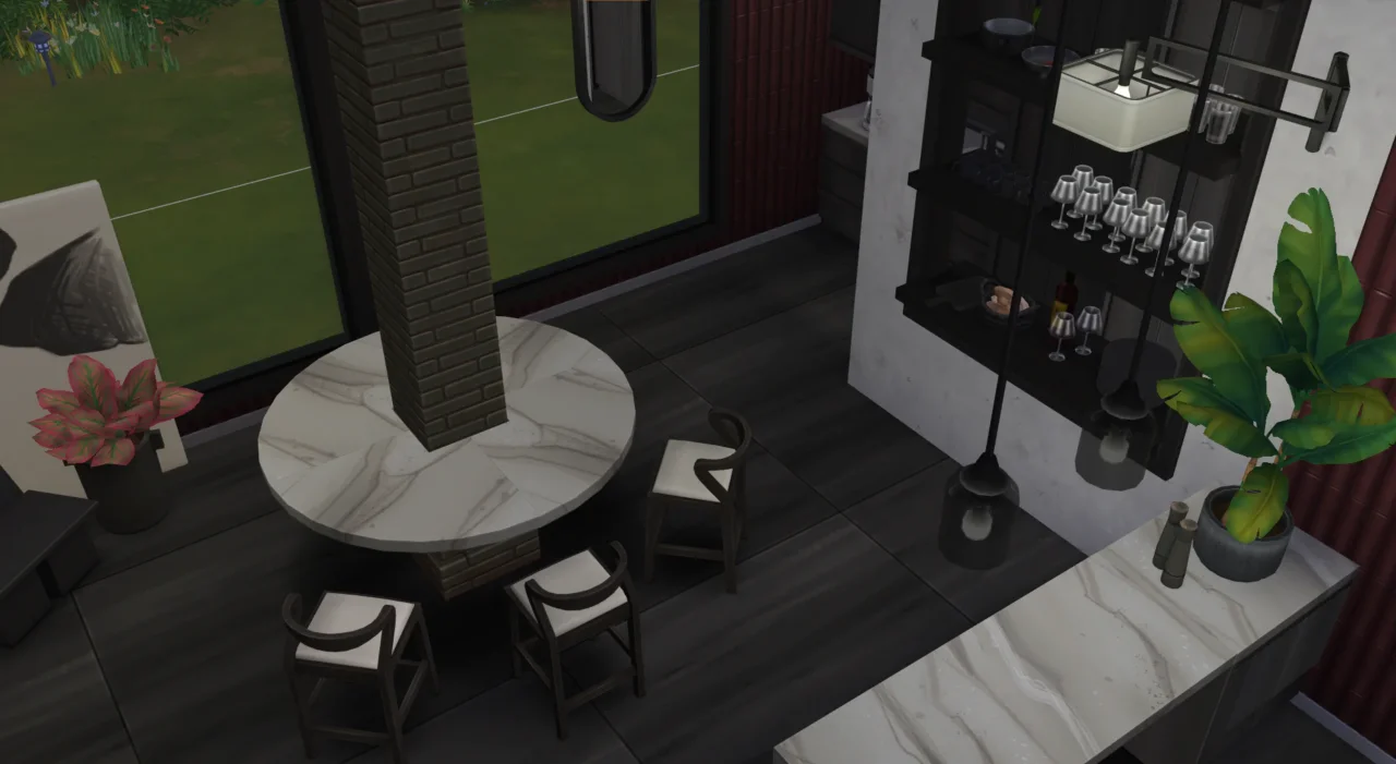 Dark MCM Kitchen