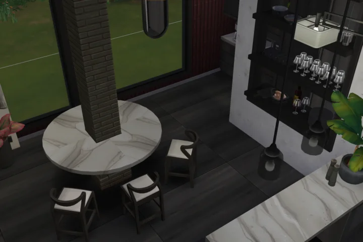 Dark MCM Kitchen