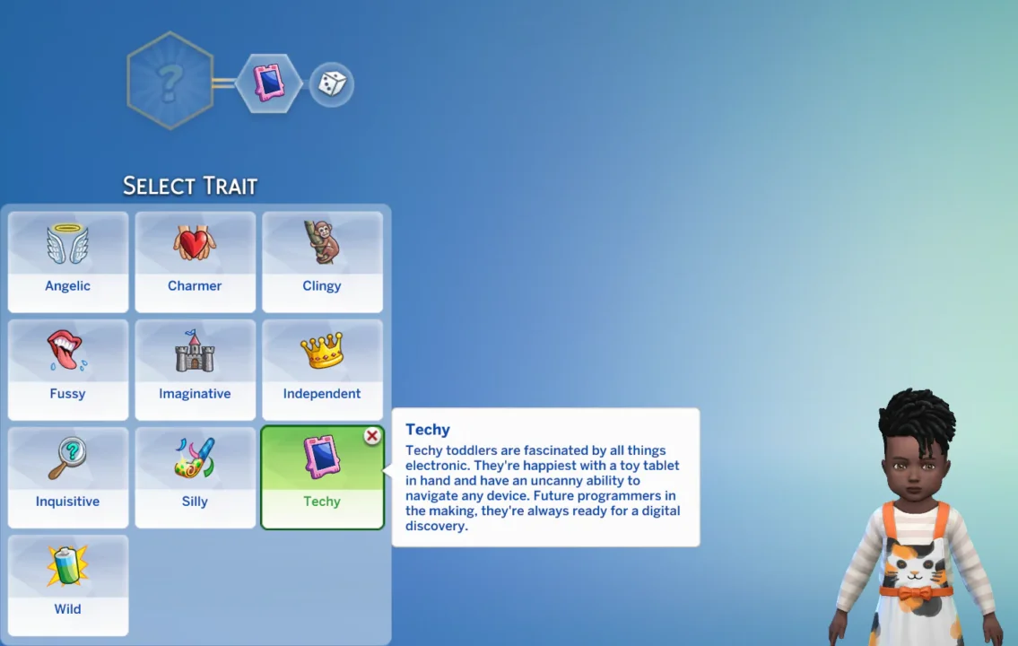 Toddler Trait - Techy