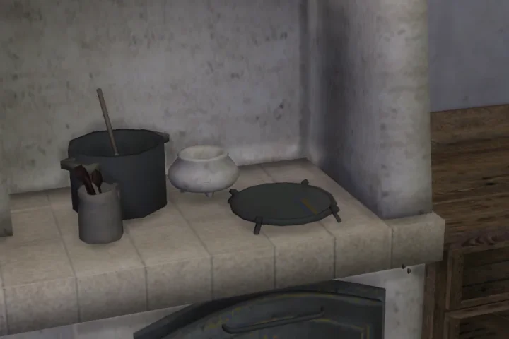 Four medieval stoves adapted to work with Medieval Cookbook