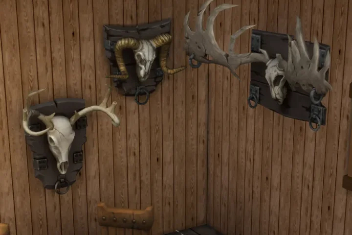 TSM Mounted Hunting Trophies Deco