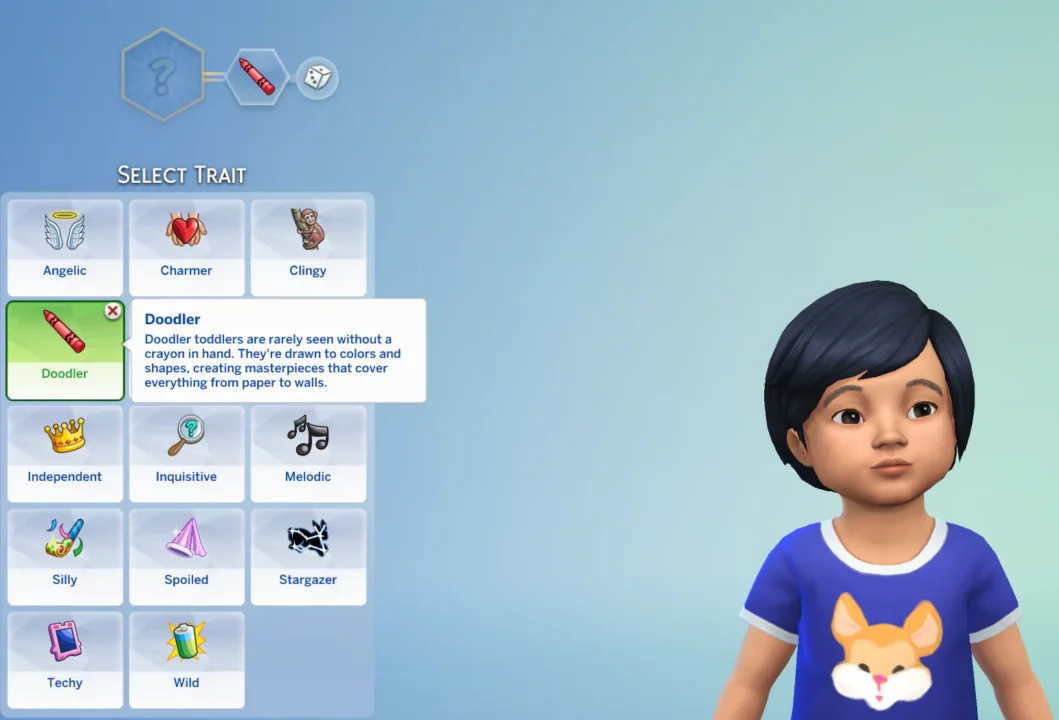 Toddler Trait - Doodler