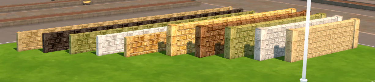 Tomarang Huts Build Set Part 5: Stone Fences, Trims and Deco