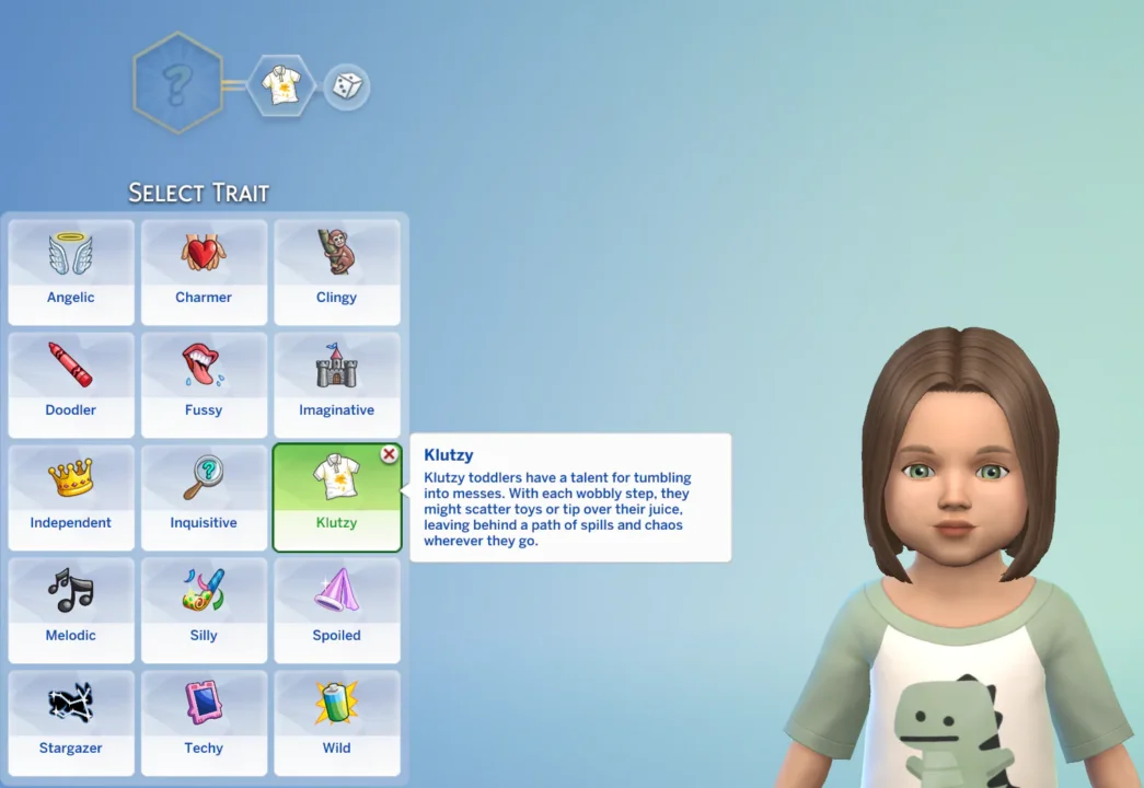 Toddler Trait - Klutzy