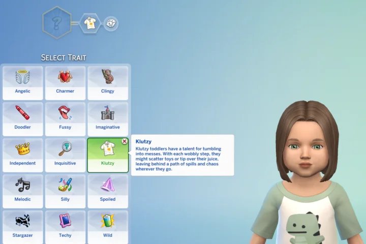 Toddler Trait - Klutzy