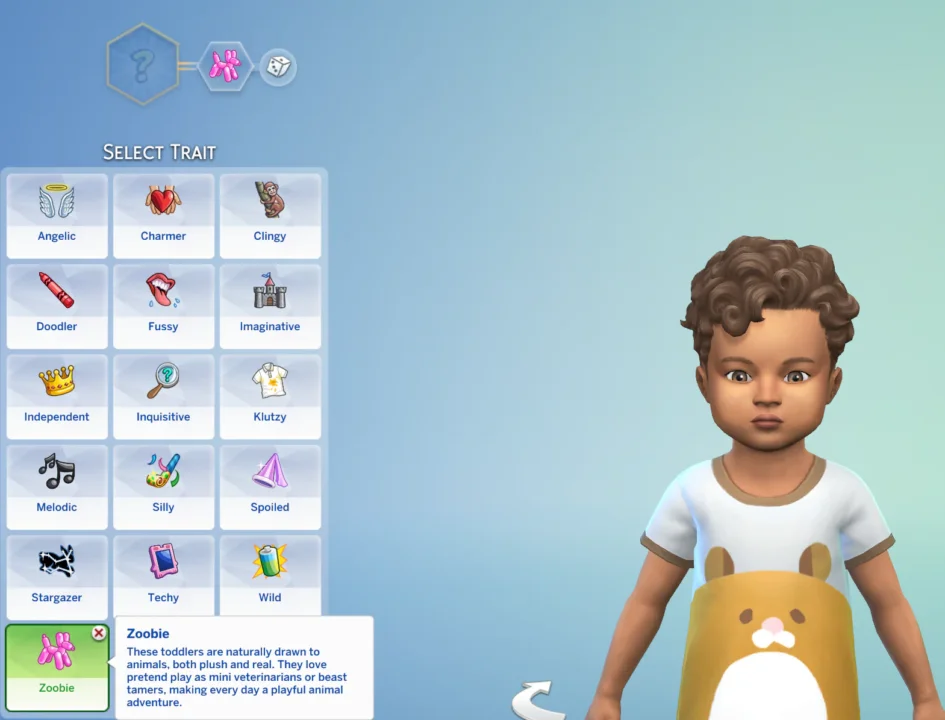 Toddler Trait - Zoobie
