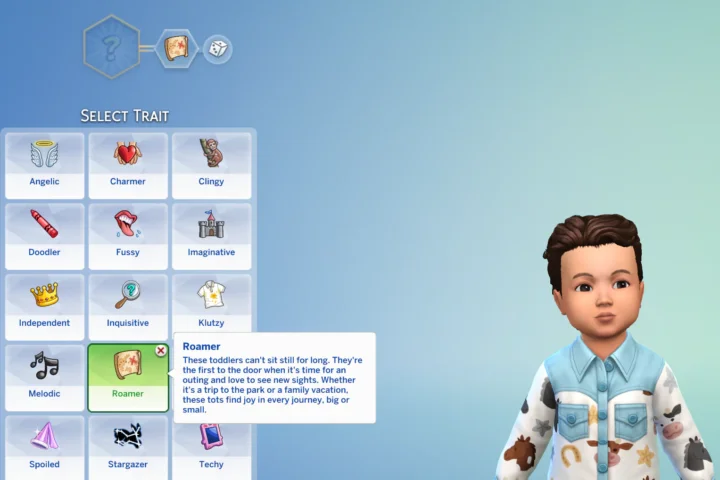 Toddler Trait - Roamer