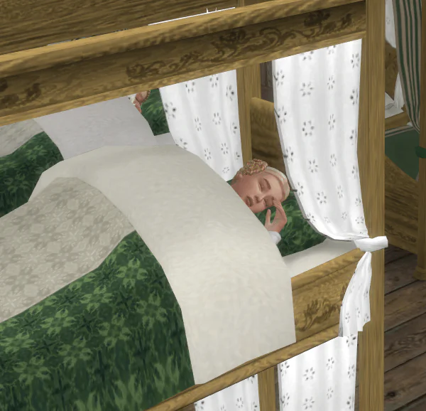 WFS Bavaria Part 8: Bedroom Set C - Bed Deco Frames