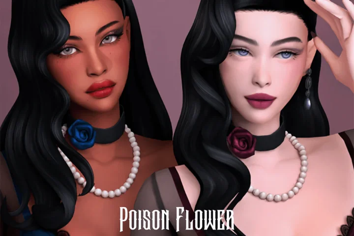 Dark Romance Collection - Pison Flower Choker