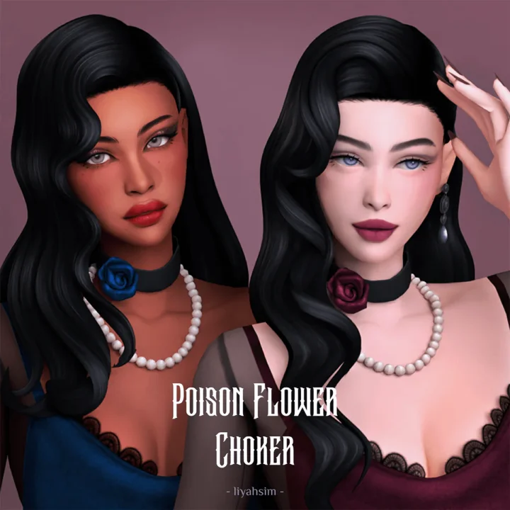 Dark Romance Collection - Pison Flower Choker