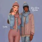 Winter Wonderland - Scarf + Pom-Pom Beanie