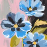 Flowers oil paintings