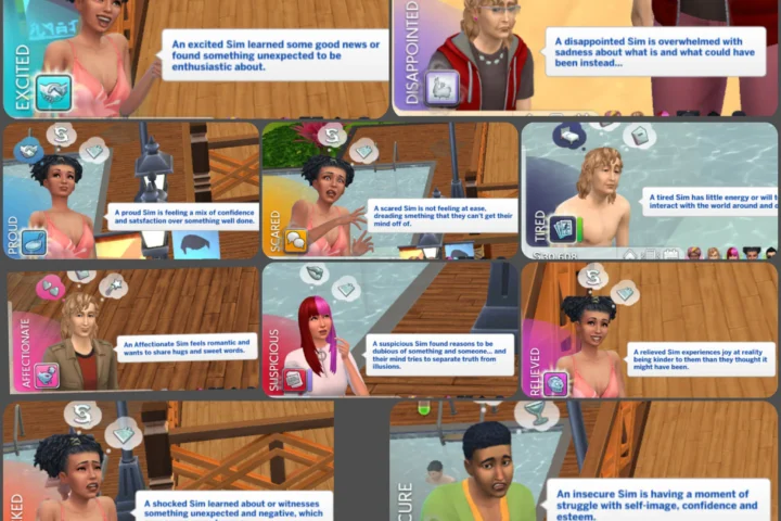 Mood Pack: New Moods for your Sims