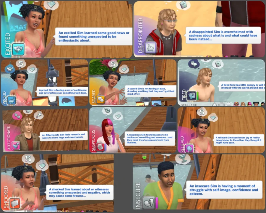 Mood Pack: New Moods for your Sims