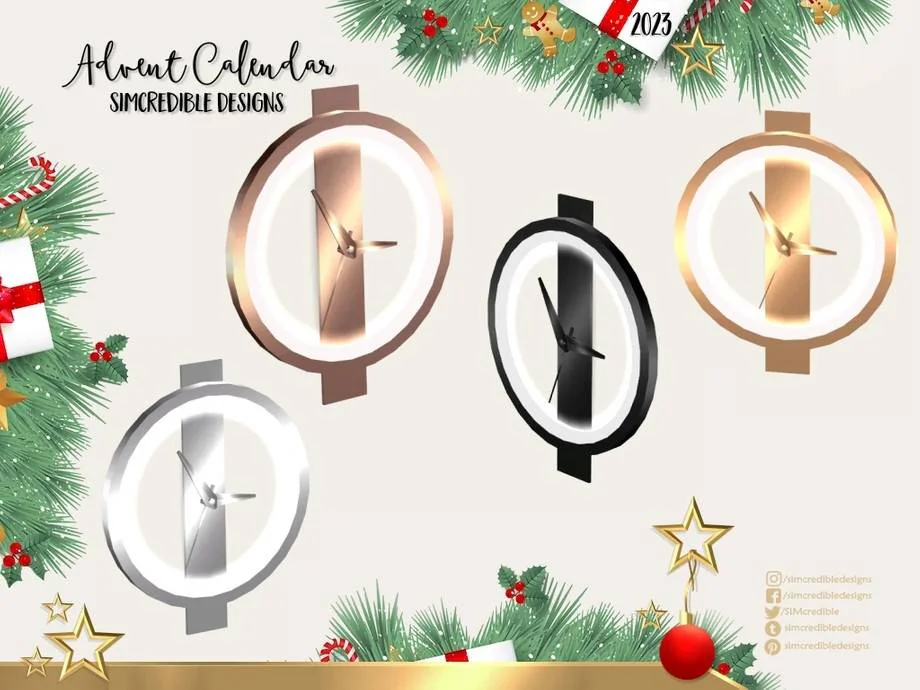 '23 Advent Calendar - Day 13 🎅🎁 - Wall Clocks 🕓