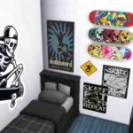 Skateboarder Teen Decors
