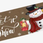 Xmas Door mats - Let it snow