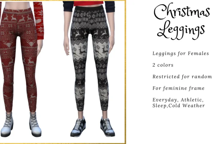 Female Christmas Leggings