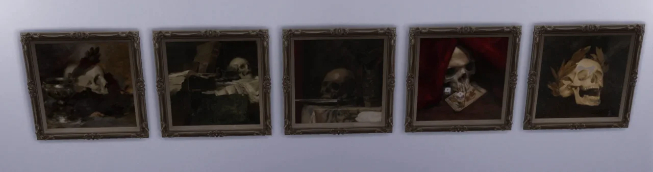 Dark academia -Skull