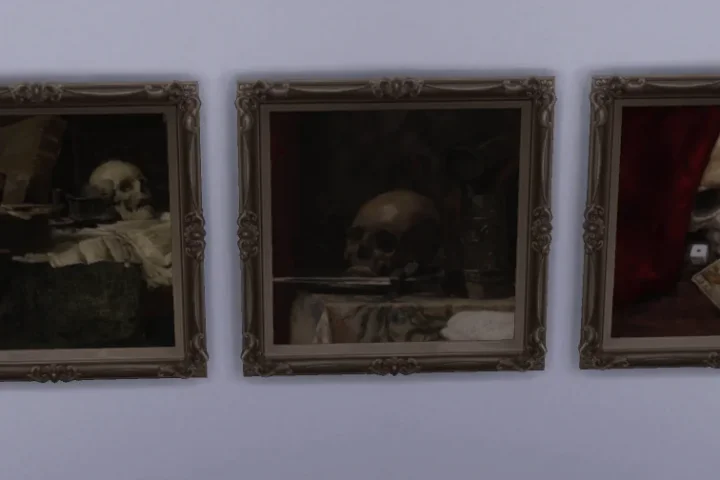 Dark academia -Skull