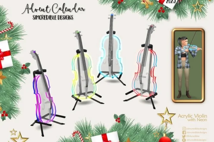'23 Advent Calendar - Day 15 🎅🎁 - Acrylic Violin [Functional] 🎻