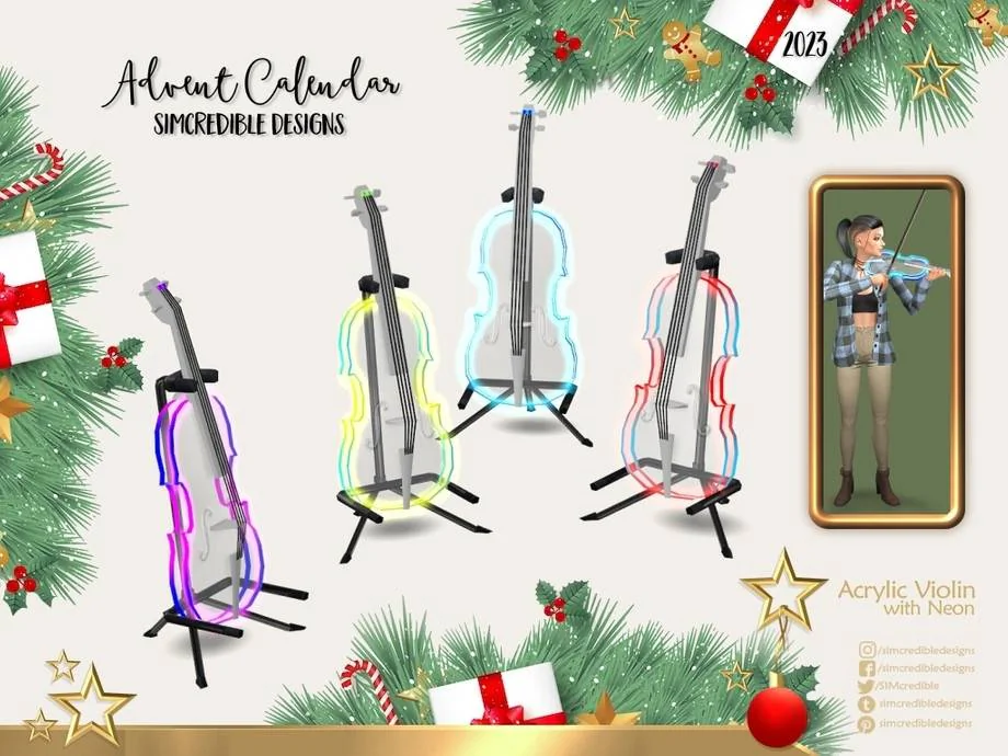 '23 Advent Calendar - Day 15 🎅🎁 - Acrylic Violin [Functional] 🎻