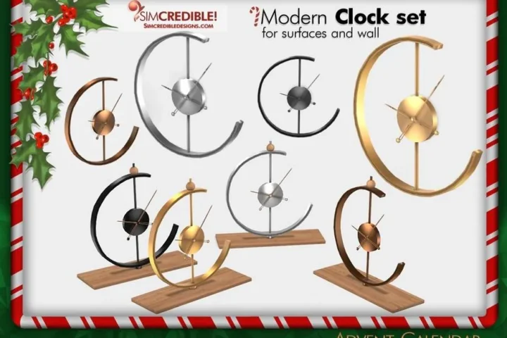 Advent Calendar 🎁 Day 10 - Modern Clock set 🕓