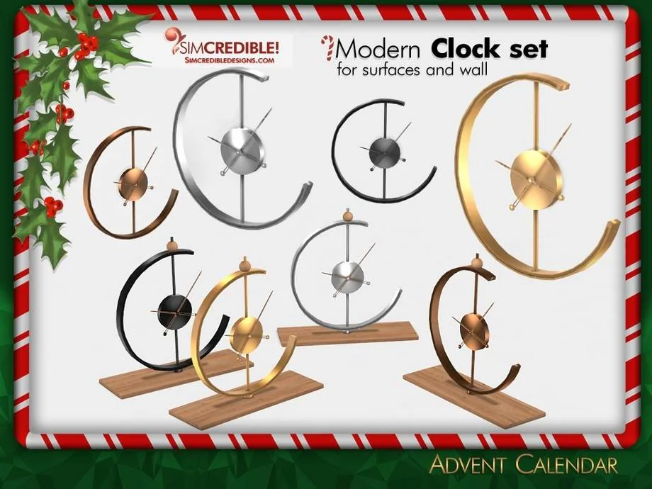 Advent Calendar 🎁 Day 10 - Modern Clock set 🕓