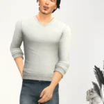 V Neck T-Shirt M