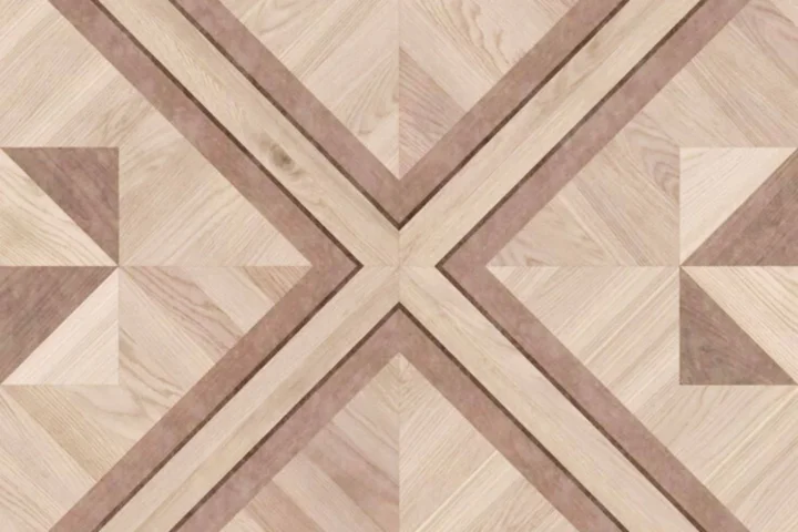 Elegant Patterned Parquet Floor