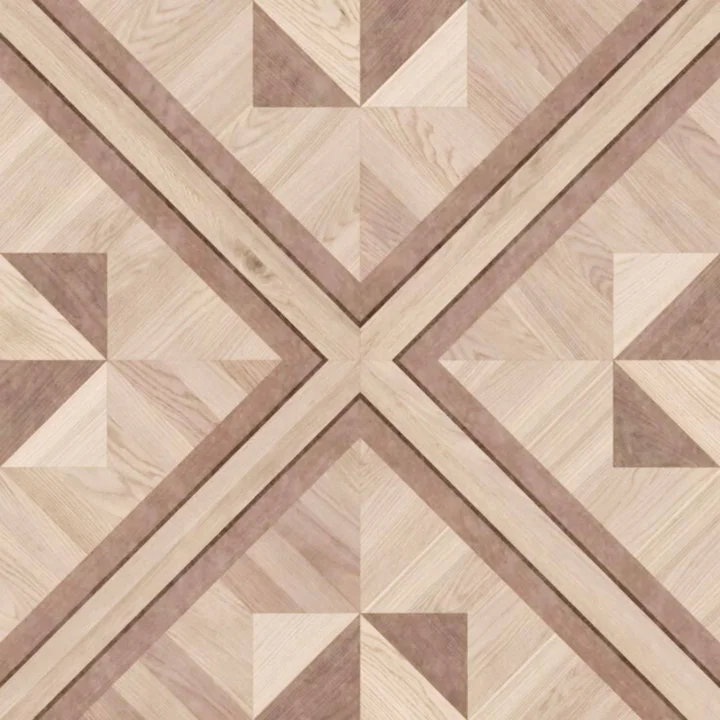 Elegant Patterned Parquet Floor