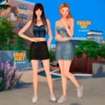 Denim Collection - Short Skirt