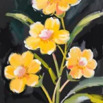 Flowers oil paintings