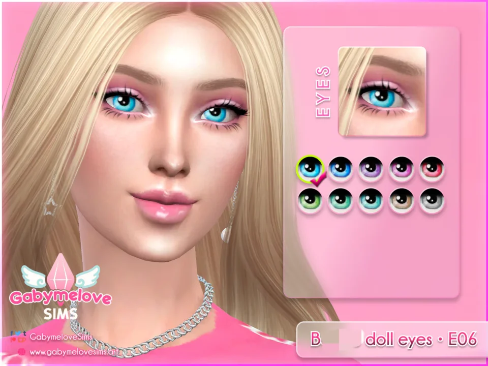 Barbie doll eyes • E06, Contact lenses [HQ compatible]