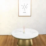 Marble gold coffee table