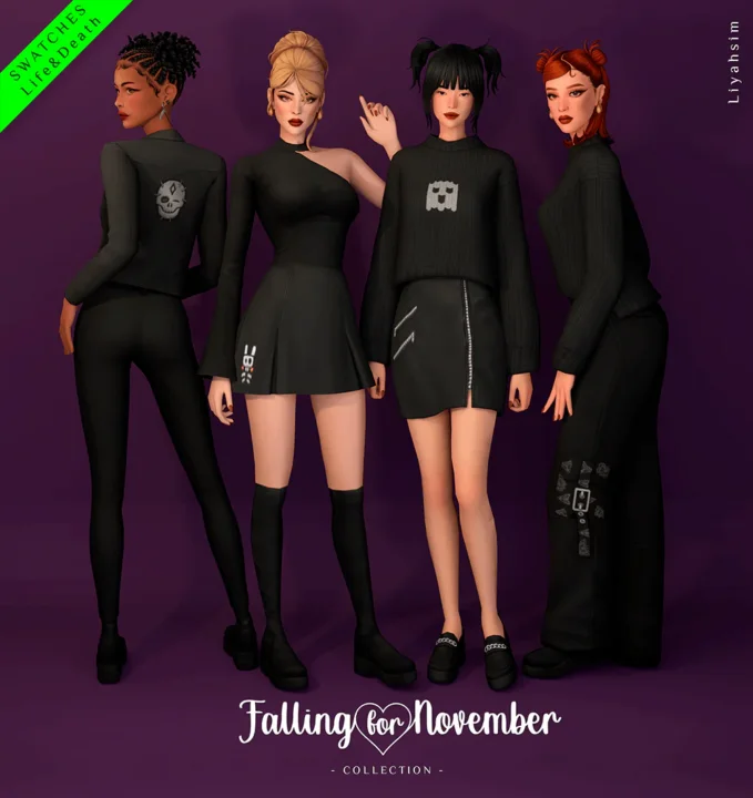 [Falling for november] Leather skirt V2