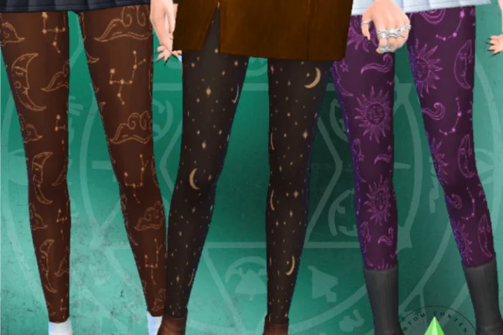 Witchy Occult - Tights