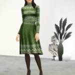 Knit Skater Sweater Dress