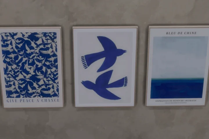 Wall Art 6 - Electric Blue