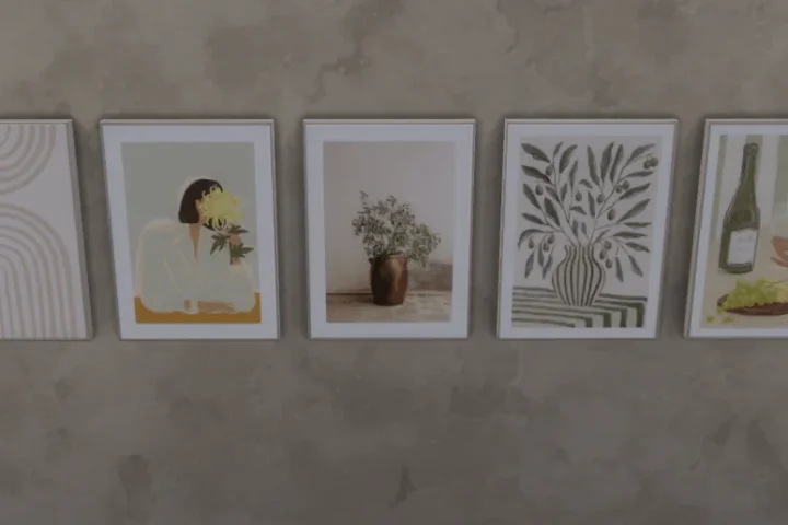 Wall Art 3 - Beige & Green