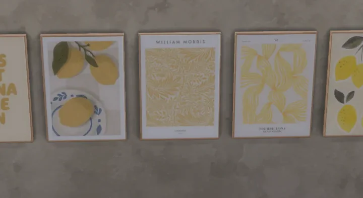 Wall Art 4 - Yellow
