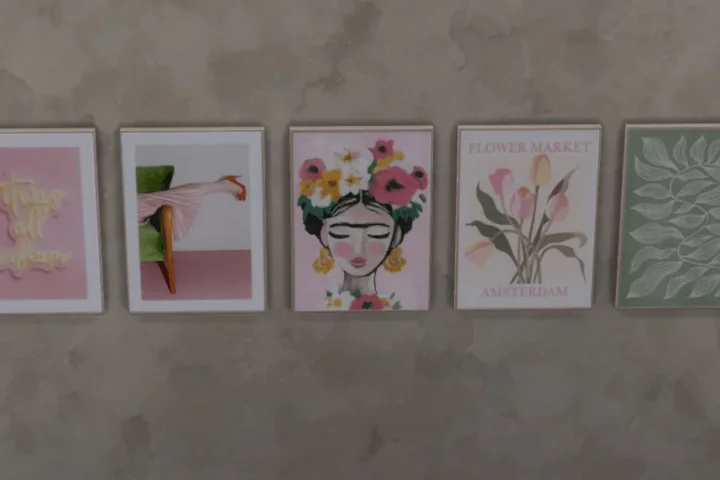 WallArt1-Green&Pink