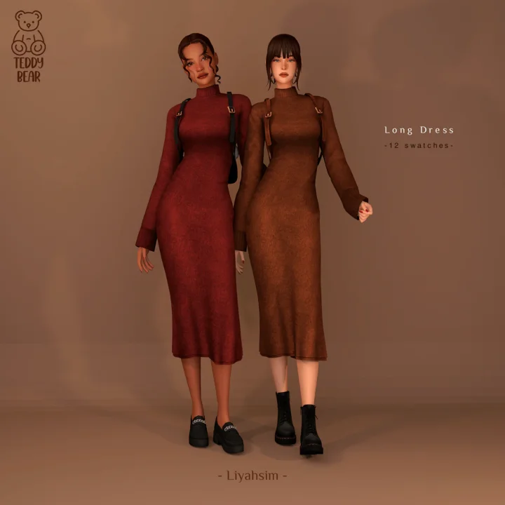 [Teddy Bear Collection] Long Dress