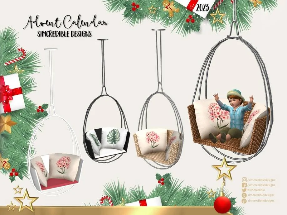 '23 Advent Calendar - Day 19 🎅🎁 - Hanging chairs