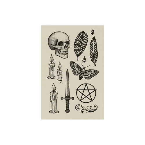 Flash Tattoos - Posters Set