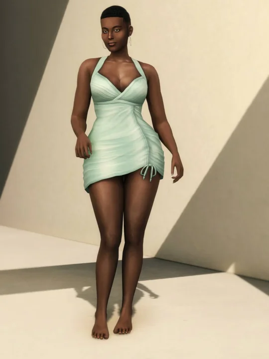 Silky & Pattern - Vera Mini Dress [Solid Color]