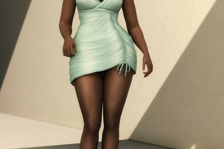 Silky & Pattern - Vera Mini Dress [Solid Color]