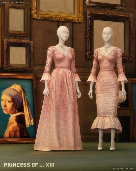 Princess of XIII - Posy Rosé Gown & Dress Set
