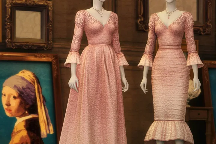 Princess of XIII - Posy Rosé Gown & Dress Set