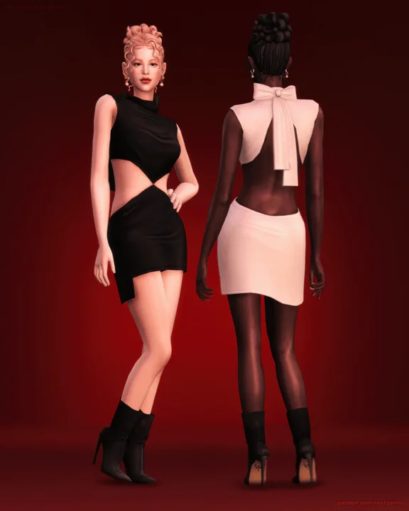 Mindy Dress + Blouse Set